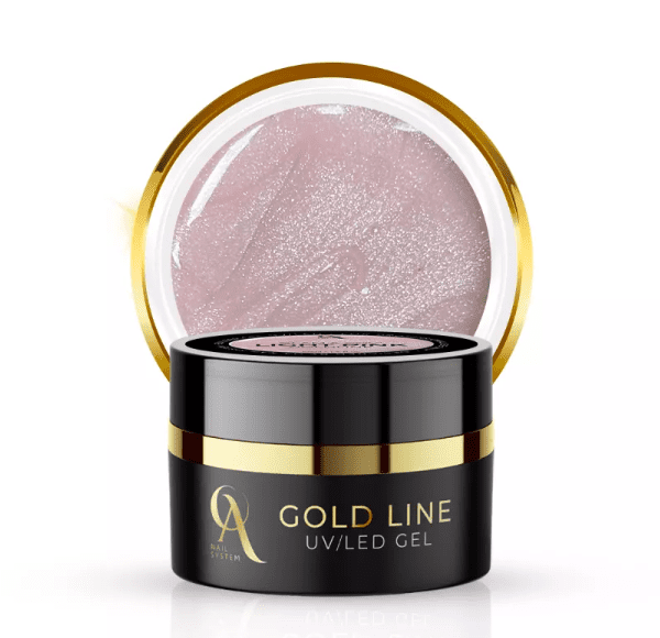 OA BUILDER GEL GOLD LINE - GLAM & COV - LIGHT PINK