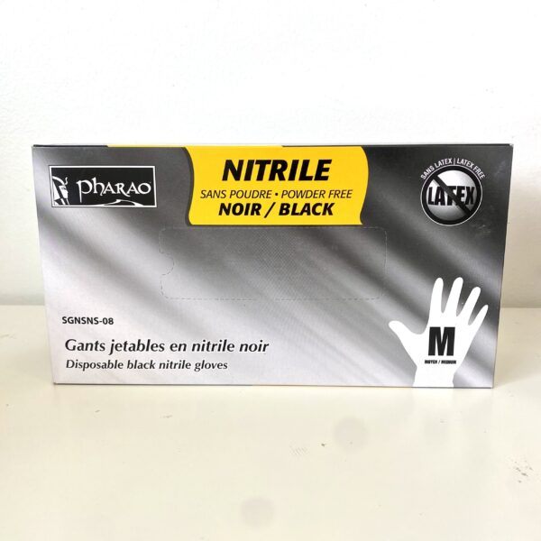 Gants en Nitrile Noirs (100)