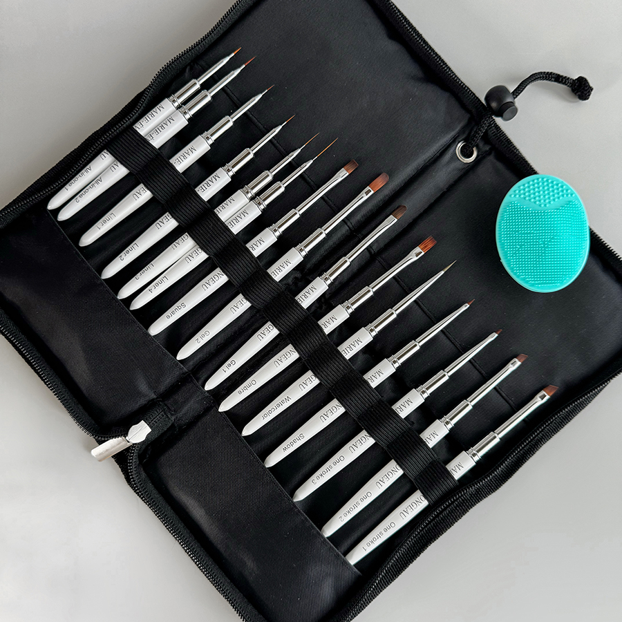 MEM - Ensemble de Pinceaux Nail Art | Complet