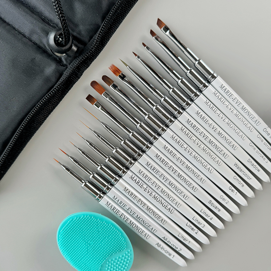 MEM - Ensemble de Pinceaux Nail Art | Complet