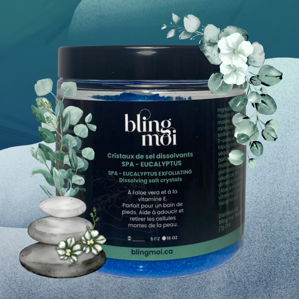 Cristaux de sel dissolvants - SPA - EUCALYPTUS