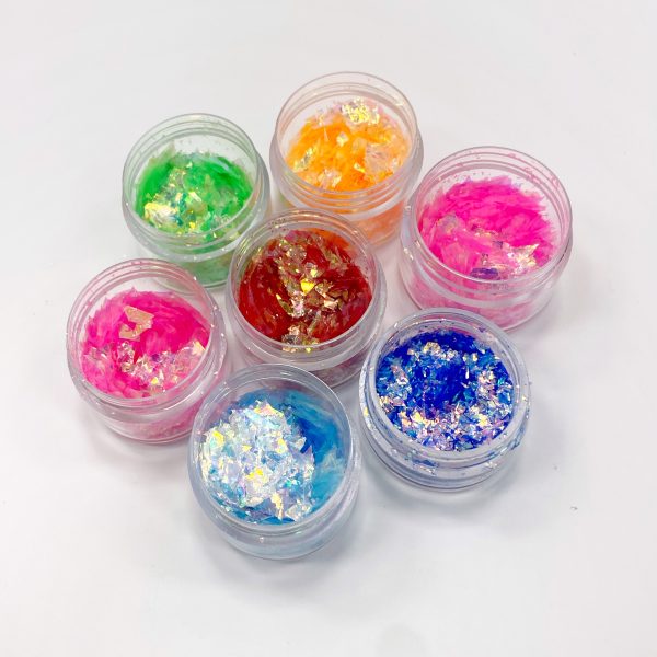 Flocons de Mylar Opale Coloré