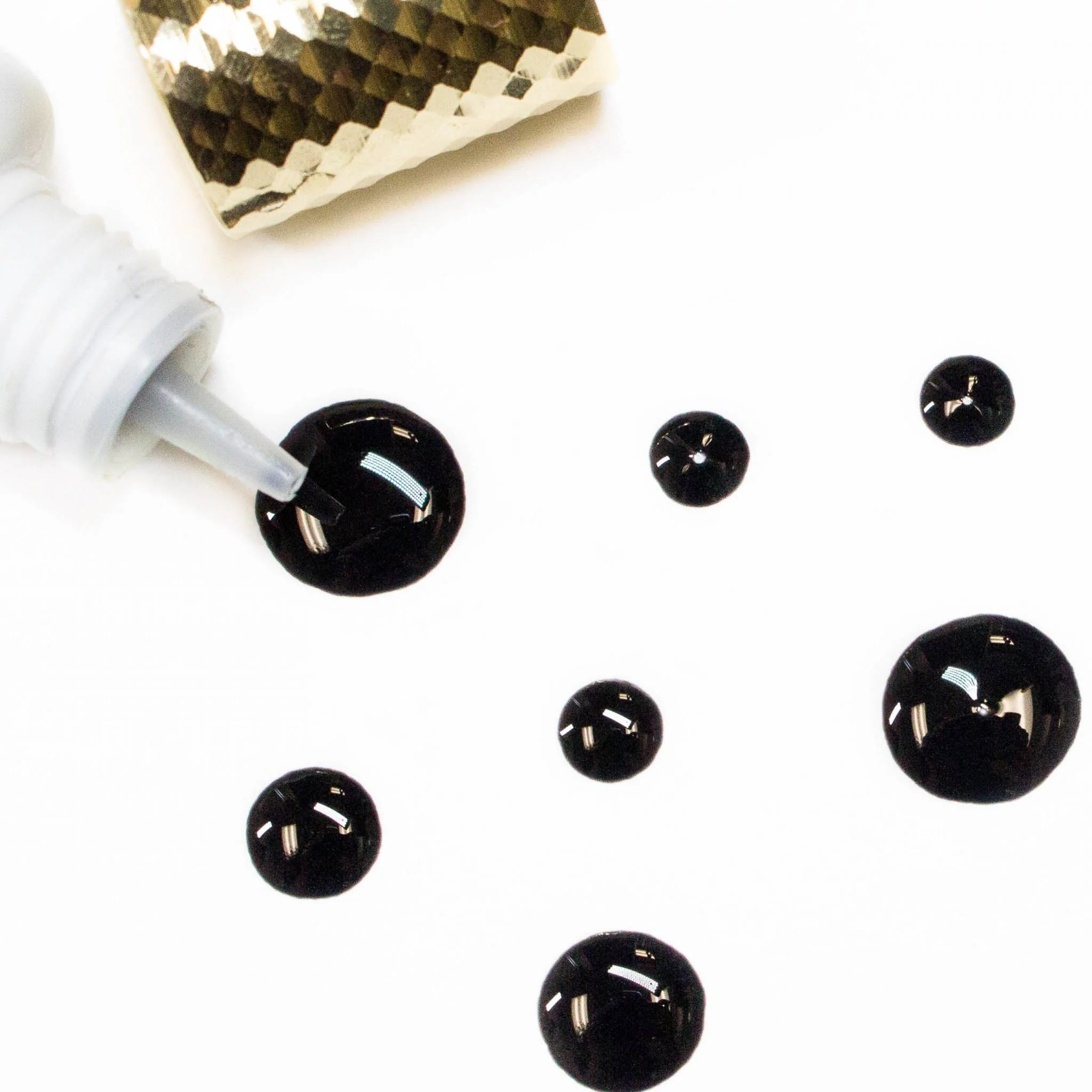 Novoqueen -Colle Buddha Noire | Pour Extensions de Cils | Séchage Rapide