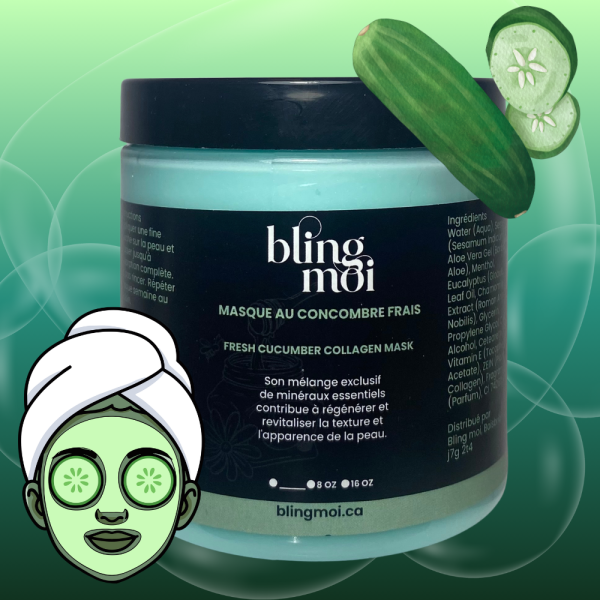 MASQUE CRÈME AU COLLAGÈNE - SPA - CONCOMBRE FRAIS