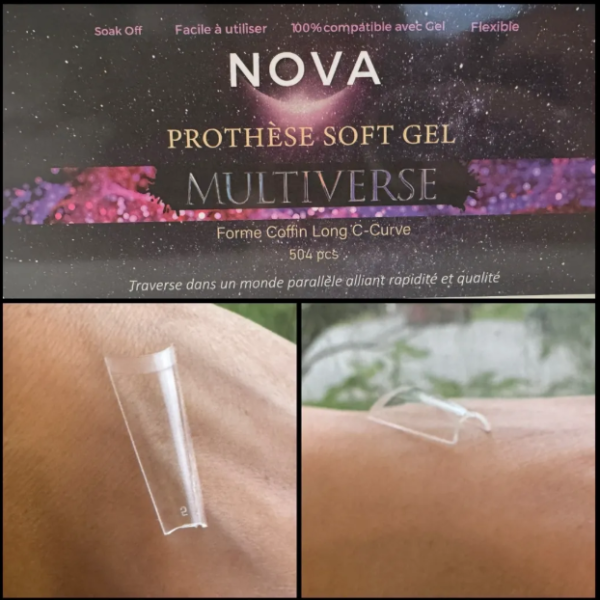 YA - Prothèse Gel souple C-Curve NOVA COFFIN