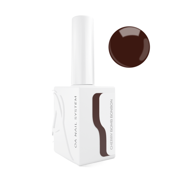 OA- HYBRID GEL POLISH - CHERRY BOMB BONBON - CHOCO MANIA COLLECTION - MIDNIGHT MOOD