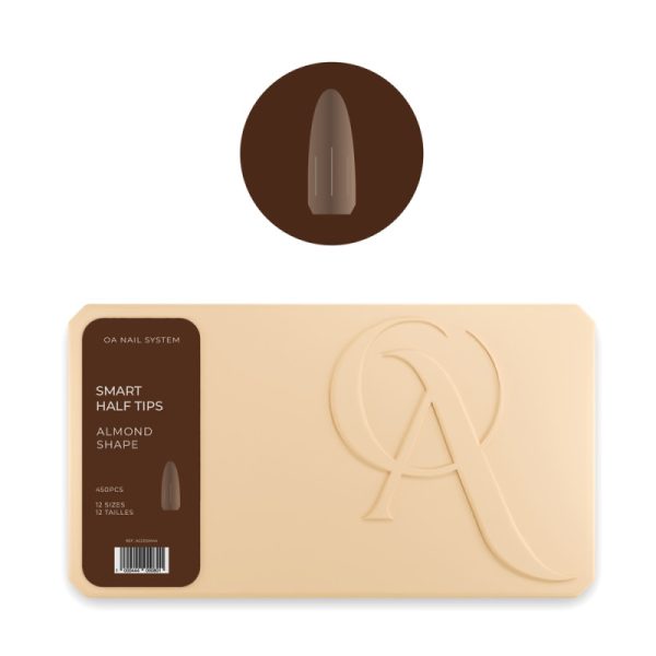OA - BOITE DE 450 SMART HALF TIPS - ALMOND SHAPE