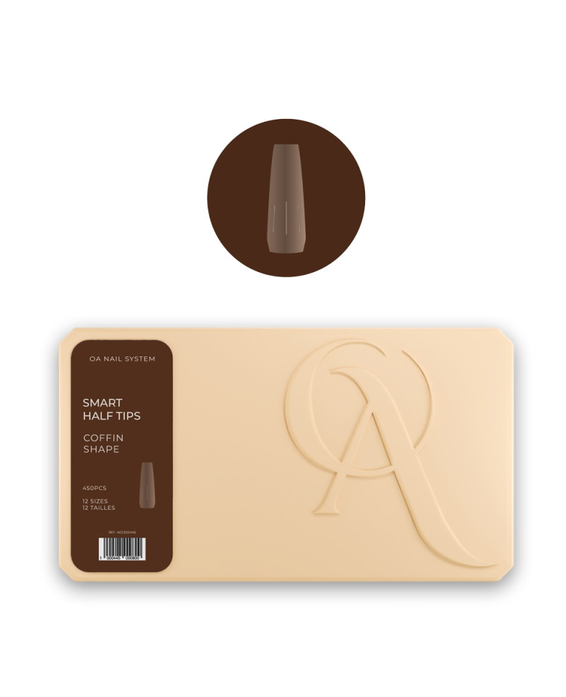 OA - BOITE DE 450 SMART HALF TIPS - COFFIN SHAPE